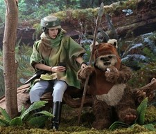 Hot Toys Star Wars Return Of The Jedi Princess Leia & Wicket MMS551 1 6 Figure