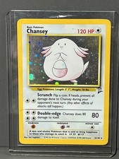 Carte Pokemon Set Base 2 Chansey 3/130 Non Classificate Moderate Giocate Rare Holo