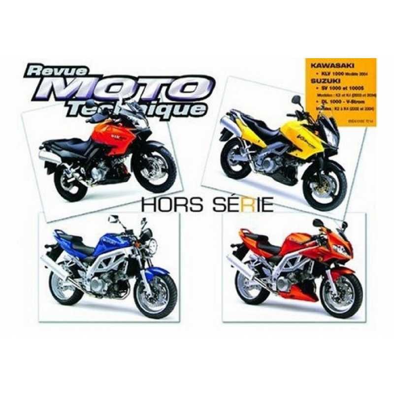 Revue technique Kawasaki KLV 1000 pour entretien moto de 2004