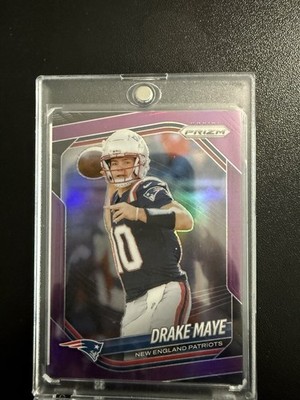 2025 Panini Prizm Drake Maye Purple  Refactor /125￼