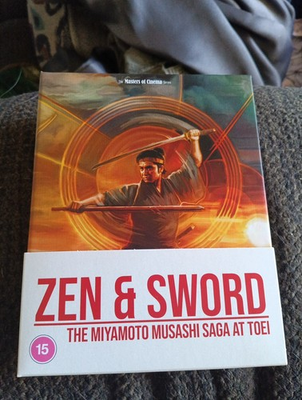 #ad Zen and Sword The Miyamoto Musashi Saga at Toei Blu ray UK 1961 1965 REGION B $40.00