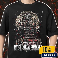 Poster My Chemical Romance Long Live The Black Parade Tour 2025 T-Shirt