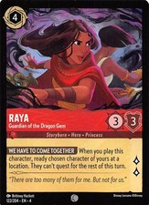 Raya Guardian of the Dragon Gem 122/204 Ursula's Return Disney Lorcana 017162