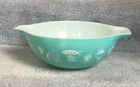 1958 Pyrex #444 Cinderella Bowl 4 Qt Turquoise Hot Air Balloons