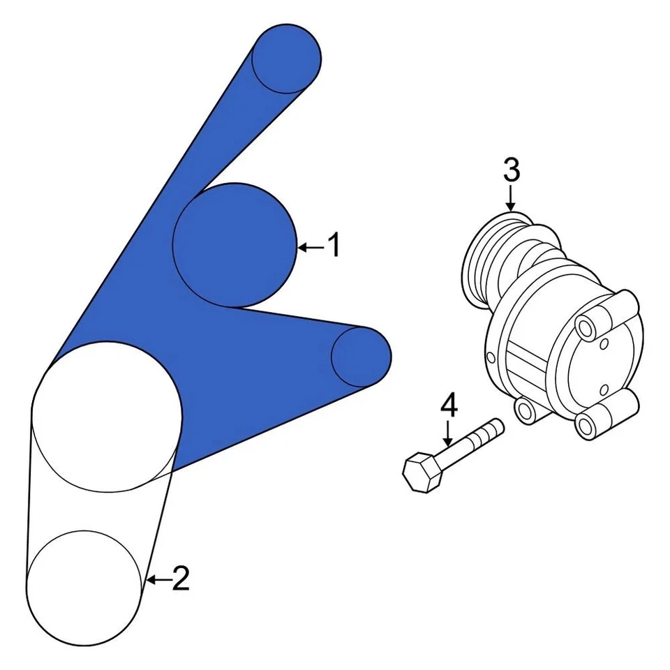 For Mazda CX-5 2013-2016 Mazda PE0815909C Serpentine Belt Foto 4 de 4