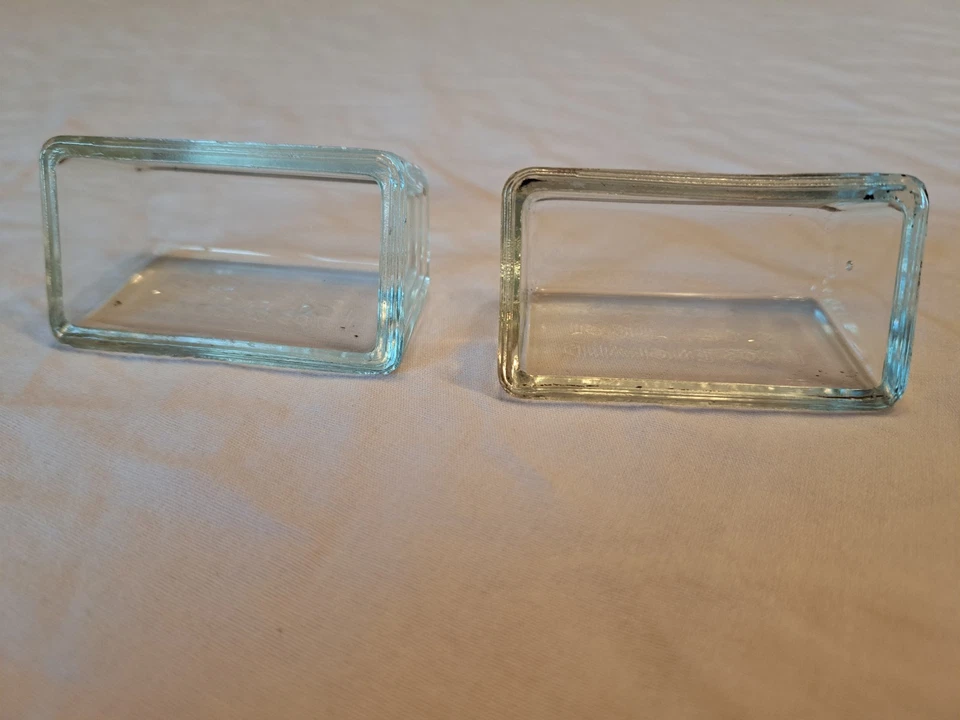 Lentes de lâmpada de vidro NOS Lucas (2) Volvo P1800 part# 665451 - Imagem 3 de 4