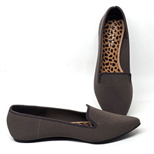 Journee Collection Vickie Knit Brown Flats Shoes Women's Size 10