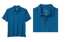 Tommy Bahama Mens Costa Wave IslandZone  Polo in Deep Azure Size XLT