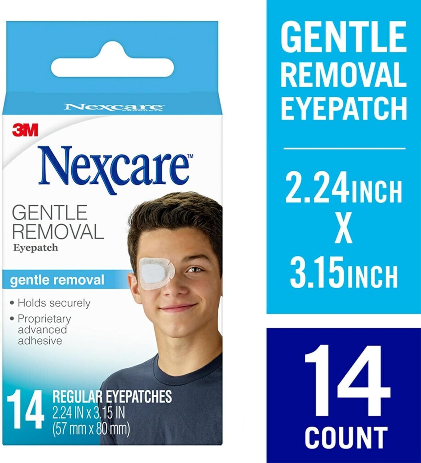 Gentle Removal Eye Patch - Hypoallergenic & Repositionable for All-Day Comfort