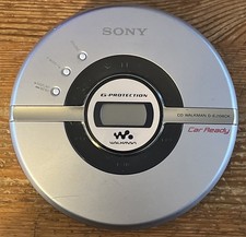 Sony CD Walkman D-EJ106CK Car Ready Silver G Protection Player READ
