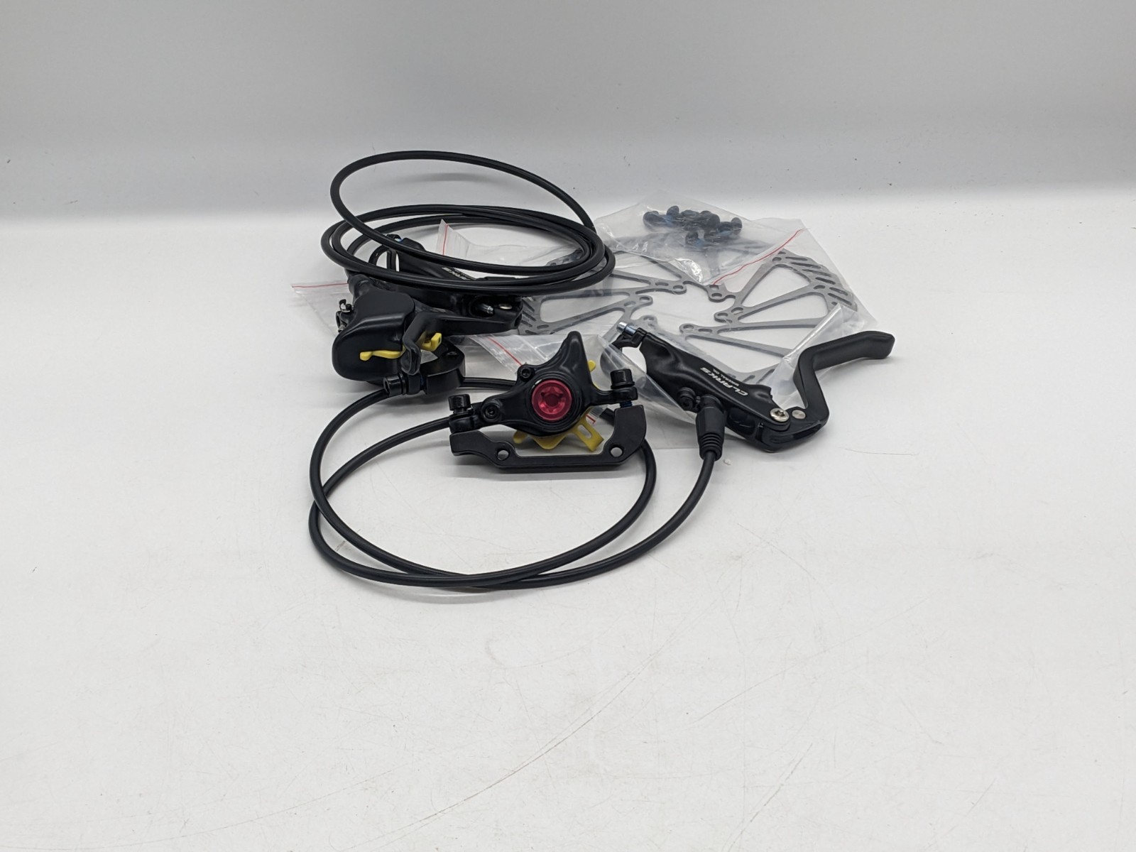 Clarks Cycle Systems M3 front rear 2-piston hydraulic disc brake set rotor 160mm