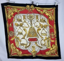 HERMES PARIS Silk ETRIERS Scarf