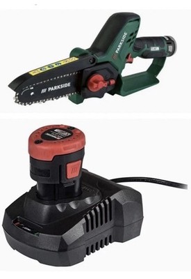 12V Akku Astsäge mit Akku und Ladegerät