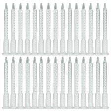 30 Pieces Epoxy Mixing Nozzle Static Mixer Nozzle Tubes Tip for 50 Ml Cartrid