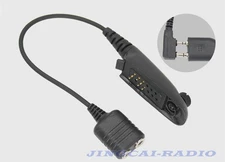 Audio Adapter Cable for Motorola GP328 GP340 Radio to use Kenwood 2-Pin Headset