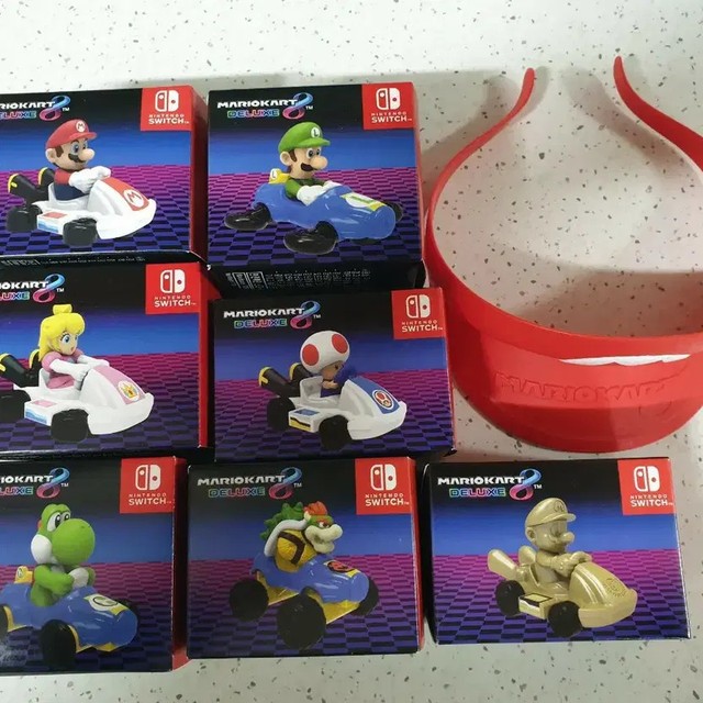 McDonald's Happy Meal Mario Kart Switch Figure Set + Mario Cap
