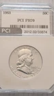 1963 Franklin Half Dollar Proof Silver,  PCI, Pf67.      765.