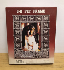  NEW 3-D Pet Frame DOG PUPPY 26406 Frame 7"  6" Picture Area 3.5"  5"