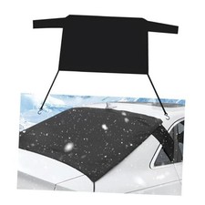 Car Windshield Snow Cover, Rear Windshield Cover Non-magnetic with 2 hooks