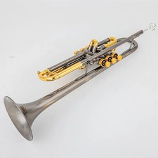 43 B Flat Trumpet Professional Performance Brass Musical Instrument with Case
