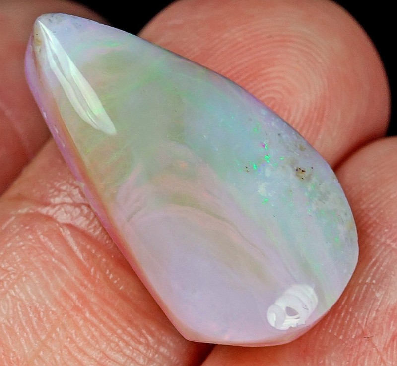 10Ct Natural Australian Opal Facet Cab PONS123