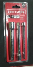 Craftsman 6” Extension Bar Set | Includes 1/4”, 3/8”, & 1/2” Drive