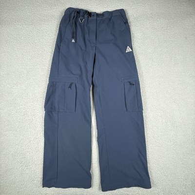 Nike ACG Pants Men Small Thunder Blue Smith Summit Cargo Hiking Gorpcore UV Belt