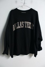Primark Womens Dallas Texas Sweater - Black - Size L Large h38 