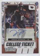 2021 Contenders Draft Picks Cracked Ice Ticket 8/23 Jermar Jefferson Auto lz7
