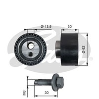 Gates Spannrolle Zahnriemen FüR Peugeot 807 2.2 Hdi 607 2.0 Hdi 16V CitroëN