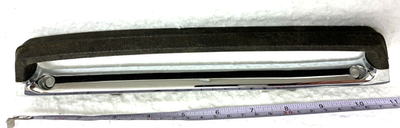 #ad ORIGINAL 66 CADILLAC DOOR PULL ASSEMBLYBLACK HANDLECHROME BASERH LH SIDE?F R? $99.98