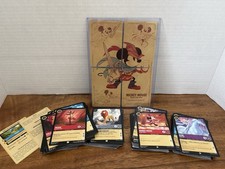 Disney Lorcana The First Chapter Mickey Puzzle And 160+ Common Cards Lot.