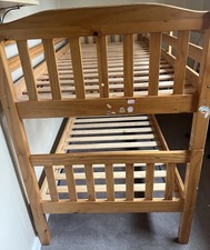 John Lewis bunk bed frame, solid pine, well used