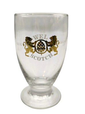    WEL Scotch Bierglas alt Vintage   Sammlung Kneipe Brauerei Deko  