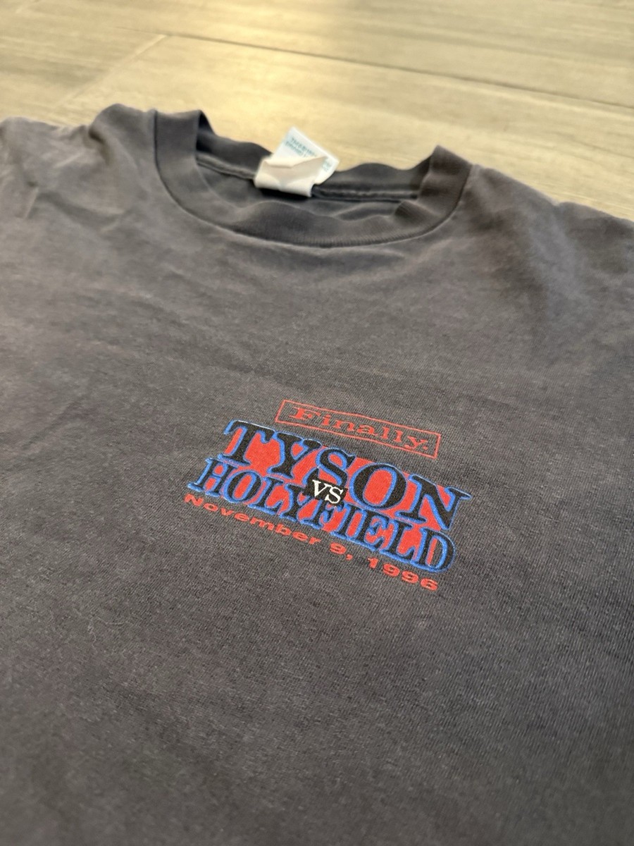 Vintage Mike Tyson vs Holyfield 1996 Shirt Men’s XL MGM Single Stitch USA RARE View 6