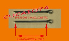  COPPIGLIA PER DADO RUOTA VESPA FARO BASSO VESPA 50 VESPA 125 VESPA 150 KIT 2 PZ