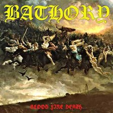 BATHORY Blood Fire Death Music Album Cover Poster Print 12 x 12