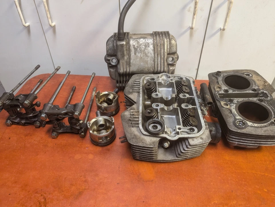 Honda Hawk II CB400 1978 77-81 OEM culata válvula cubierta techo motor Foto 2 de 4