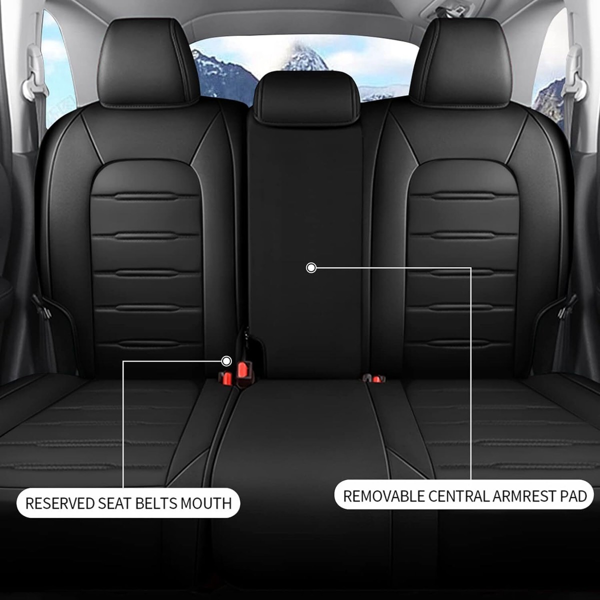 s Car Seat Covers For Honda CR-V Hybrid 2020-2025 Back Seat Cover