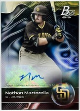 2023 Bowman Platinum - Top Prospects Autographs #TOP-8 Nathan Martorella SD
