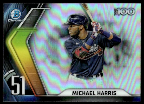 2022 Bowman Scouts' Top 100 Michael Harris Atlanta Braves #BTP-51