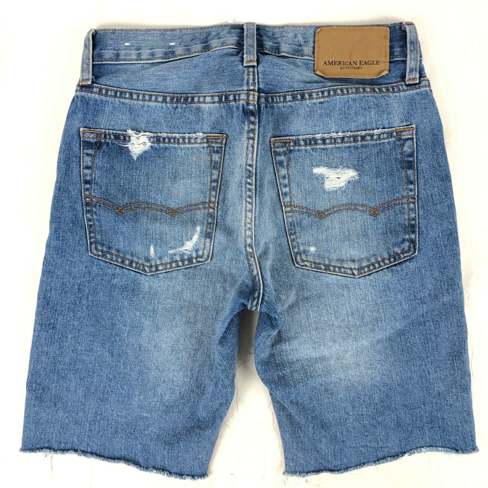 American Eagle Mens Distressed Shorts Denim PATCH size 26 eBay