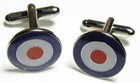 RAF Target Mod Mods Bullseye Shirt Cuff Links Cufflinks