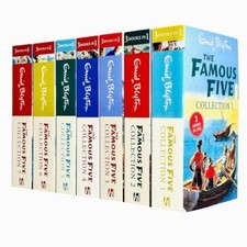 Enid Blyton Famous Five Collection 1-7 Books Set 21 Stories (3 Books in 1) NEW