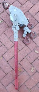 Lug-All Hoist 1500lb Single Rig 3000lb Double Rig, hoist in very good condition