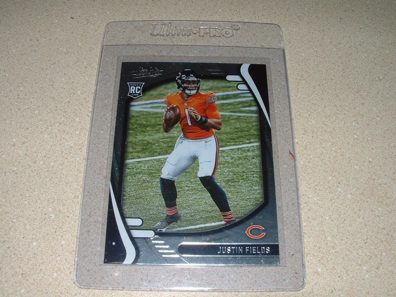 2021 PANINI ABSOLUTE FOOTBALL JUSTIN FIELDS FOIL ROOKIE CARD CHICAGO BEARS