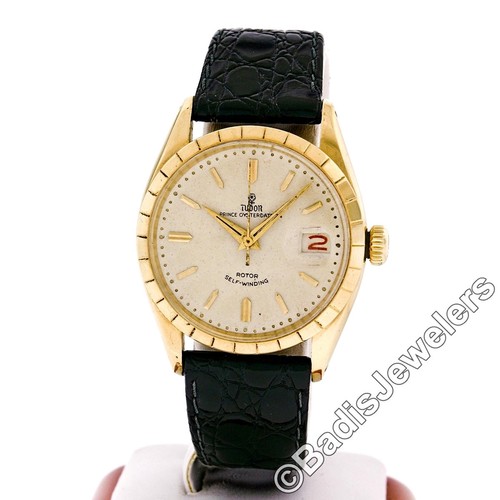 VINTAGE 18k ORO ROLEX TUDOR PRINCE OYSTERDATE ROTORE Orologio Automatico  Logo Rosa | eBay