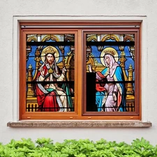 3D King Prince A076 Window Film Print Sticker Cling Stained Glass UV Zoe