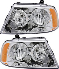 For 2003-2006 Lincoln Navigator Headlight Halogen Set Driver and Passenger Side