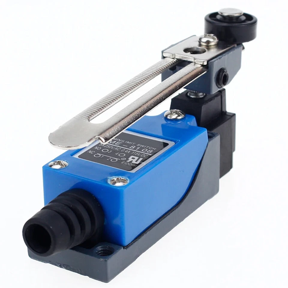 10PCS ME-8108 Adjustable Long Roller Lever Arm Momentary Limit Switch 1NC+1NO US - Image 2 of 4